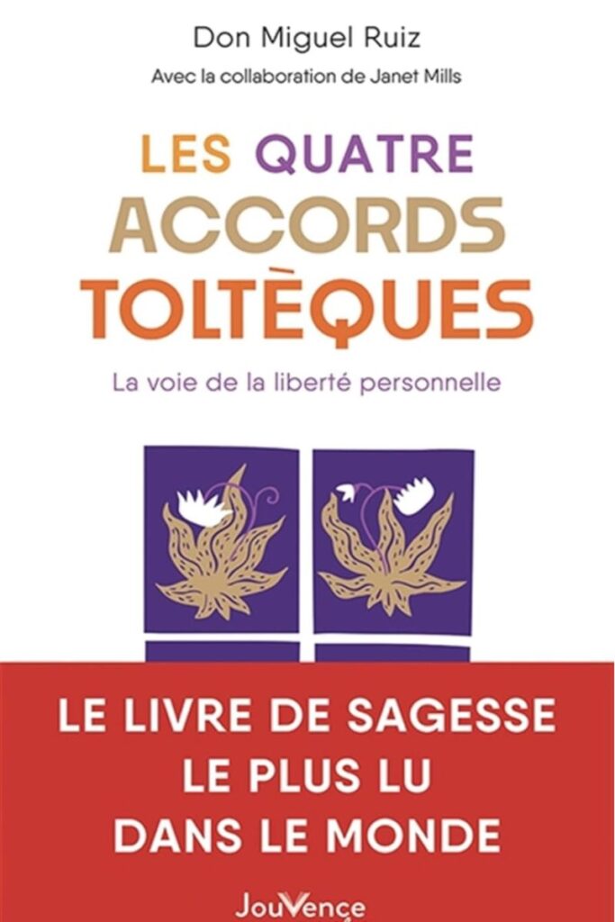 Livre de développement personnel Les 4 accords toltèques - Don Miguel Ruiz