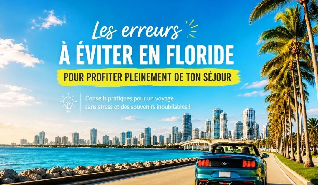 Les erreurs à éviter en Floride pour profiter pleinement de ton séjour