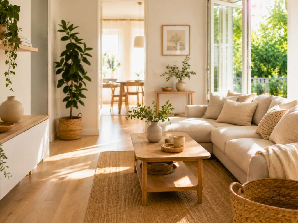 intérieur lumineux, parfaitement rangé
